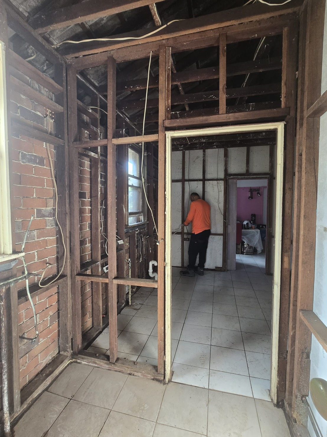 Industrial Asbestos Removal — Mr Asbestos job site photo